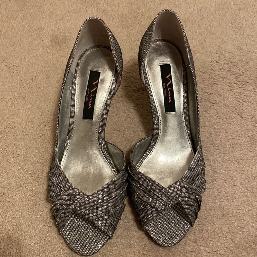 Nina 2” Silver Heels